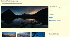 Desktop Screenshot of nationalparksimages.org